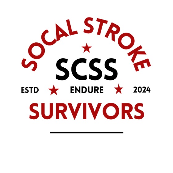 SoCal Stroke Survivors logo with red stars and ENDURE motto